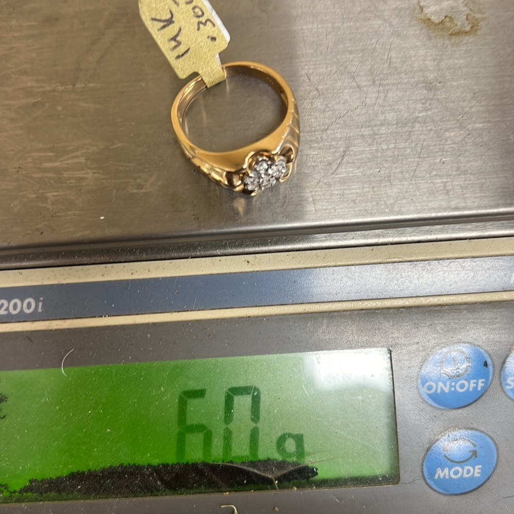 Diamonds 14K Solid Gold Ring - Picture 6 of 6